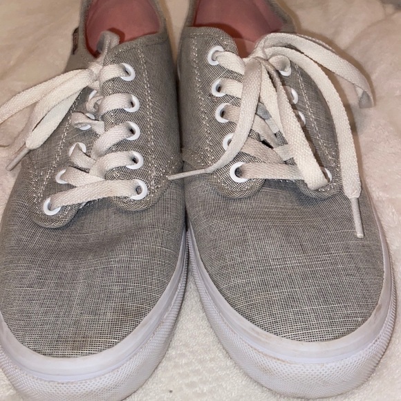 grey canvas vans - Picture 5 of 6